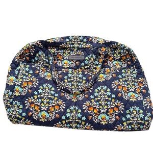 Vera Bradley Tote in Retired Pattern "Chandelier Floral" Vintage Pattern,Large